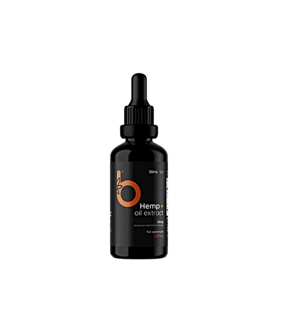 CBD Tincture Oil, Fundamental, Full Spectrum, Citrus, 1200mg CBD