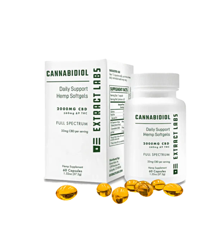 CBD Softgel Capsules - Daily Support