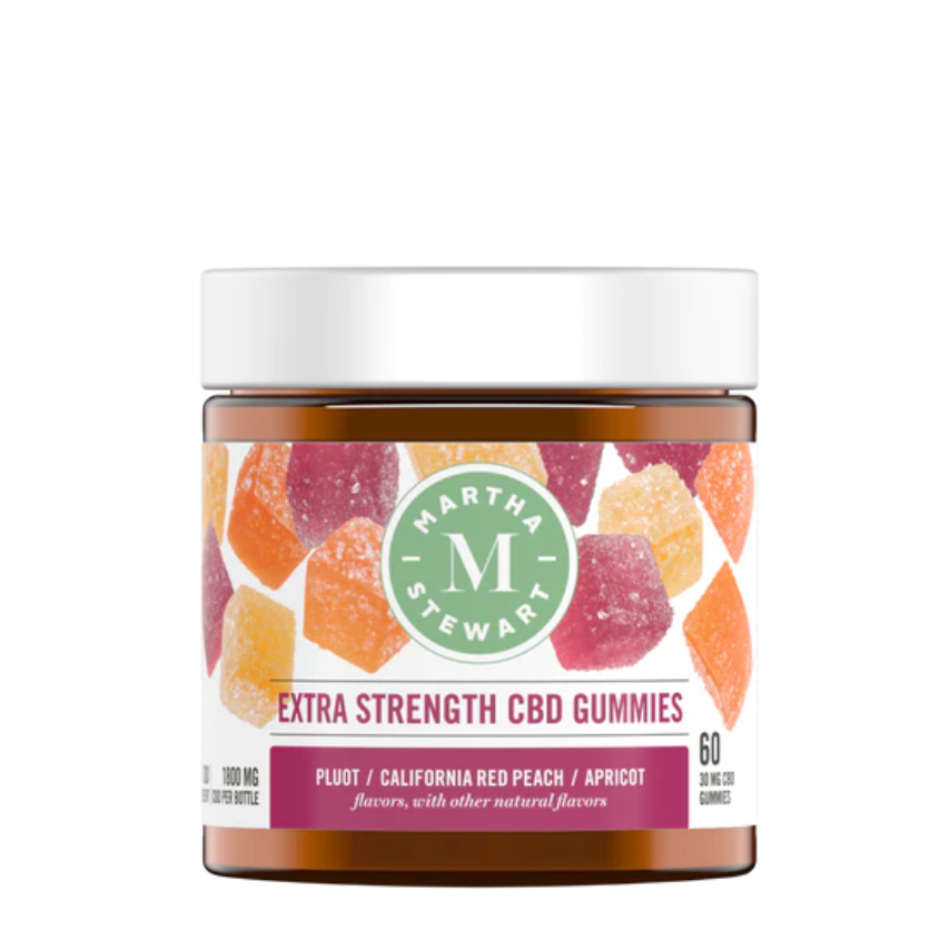 Martha Stewart, CBD Isolate, CBD Extra Strength Gummies, 60ct, 1800mg CBD
