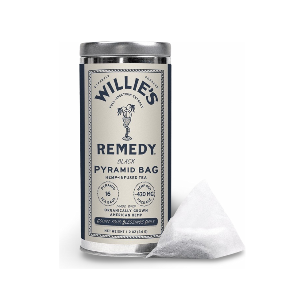 Willie's Remedy, Full Spectrum, CBD Breakfast Blend Black Tea, 1.2oz, 200mg