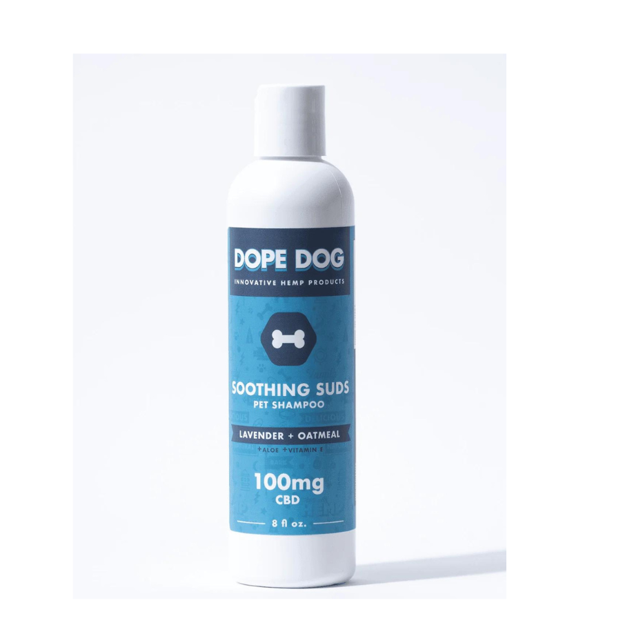 Dope Dog, Soothing Subs CBD Pet Shampoo, Lavender & Oatmeal, 8oz, 100mg CBD